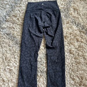 lululemon athletica Black Patterned Leggings